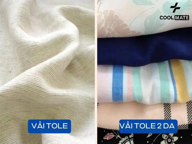Vải Tole 2 da là vải gì? Vải tole hai da với cấu trúc dệt hai mặt phục vụ thẩm mỹ và công năng
