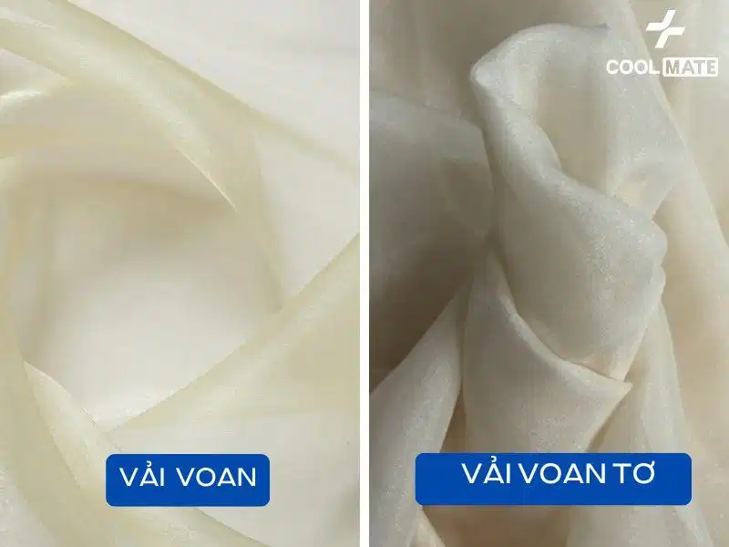 Chất liệu vải voan tơ bay bổng và thanh thoát