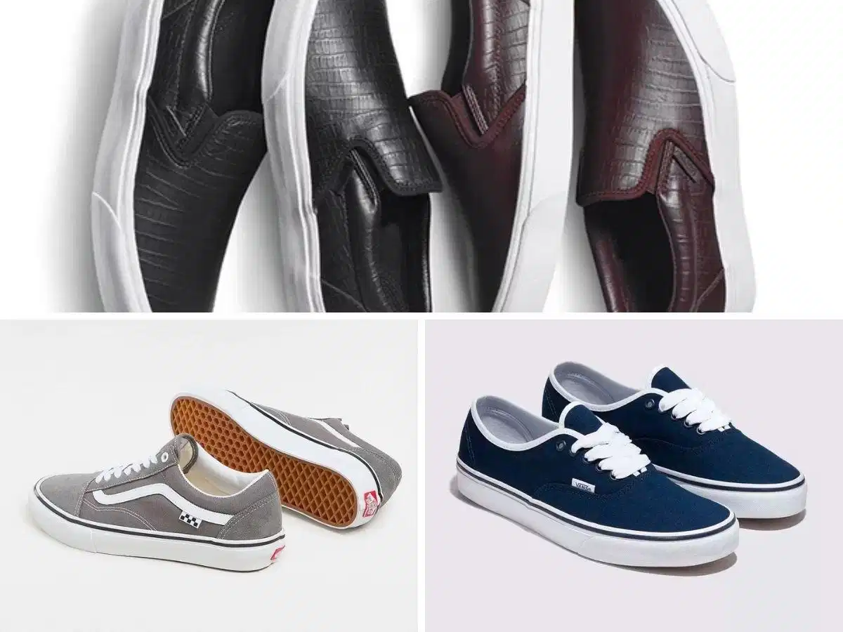 Giày Vans nữ sử dụng nhiều chất liệu khác nhau Giày Vans nữ sử dụng nhiều chất liệu khác nhau