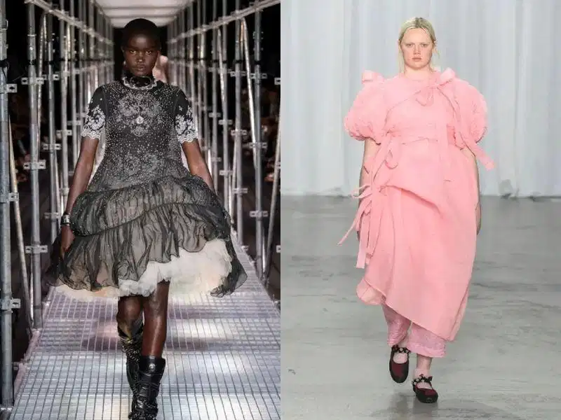Váy Babydoll Balenciaga Thiết kế váy búp bê Babydoll với tỷ lệ thân trên ngắn và tùng xòe