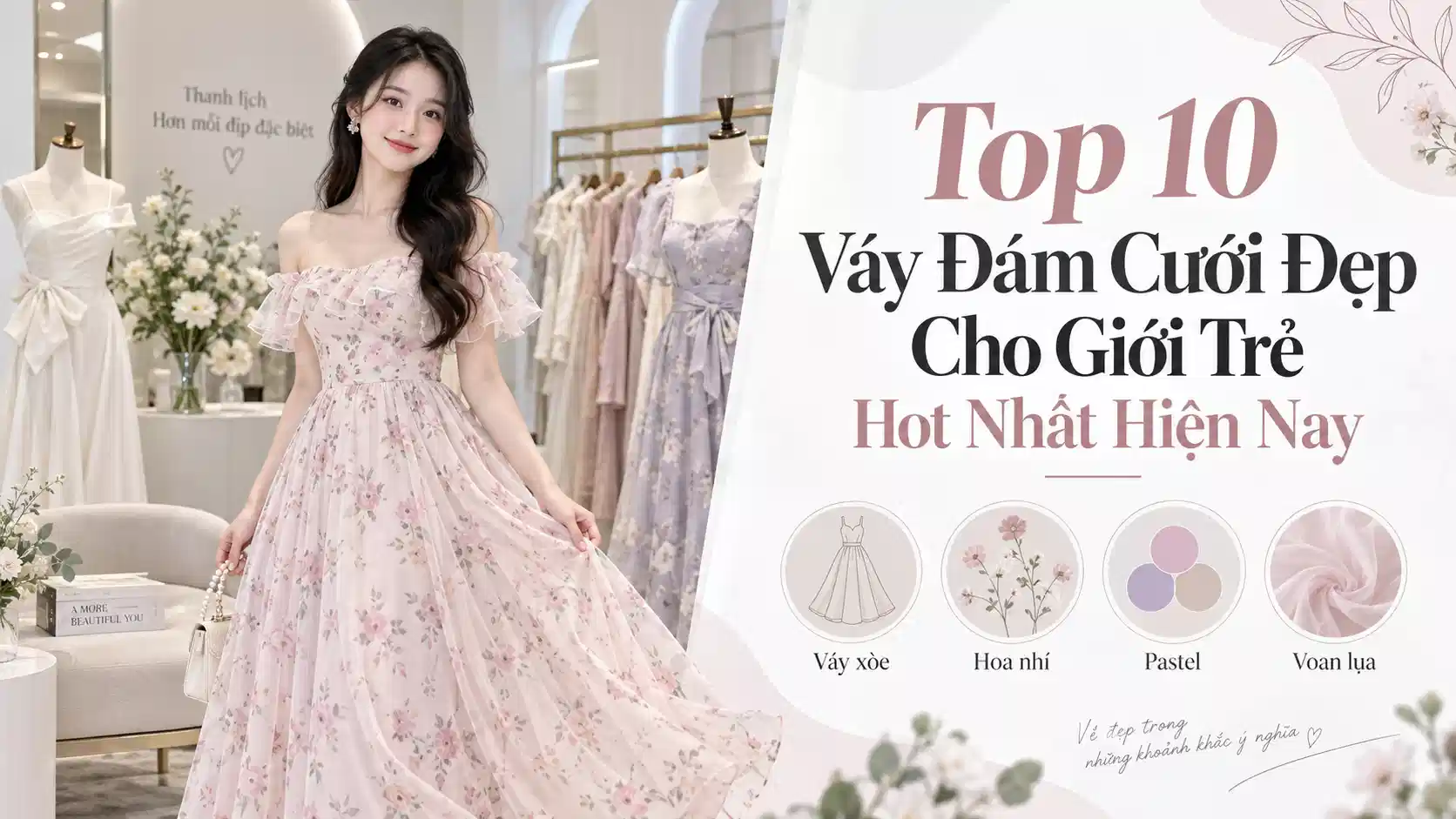 Top 10 Váy Đám Cưới Đẹp Cho Giới Trẻ Hot Nhất Hiện Nay