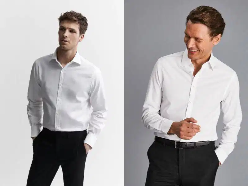 Áo sơ mi phom Tailored Fit sắc nét
