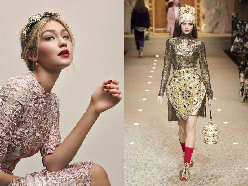 Ví dụ về trang phục phong cách Baroque Ví dụ về trang phục phong cách Baroque
