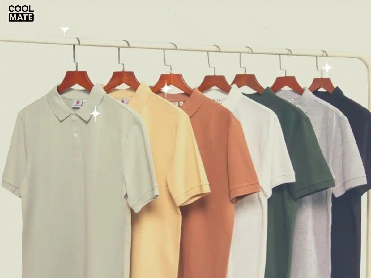 Phơi áo polo đúng cách để giữ form