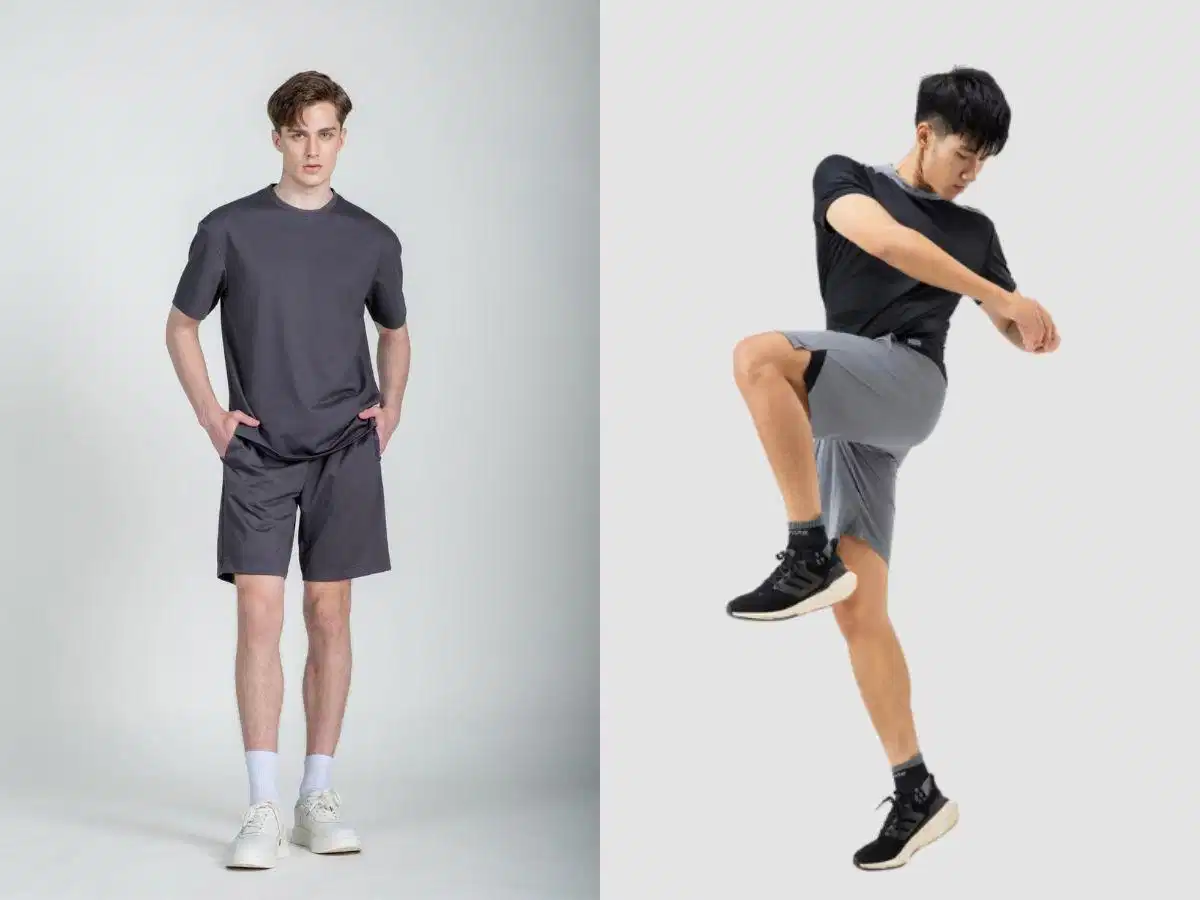Với những hoạt động nhẹ nhàng tại nhà hoặc khi tập luyện, sự thoải mái luôn được đặt lên hàng đầu Quần short nỉ xám cho hoạt động tập luyện hoặc thư giãn tại nhà