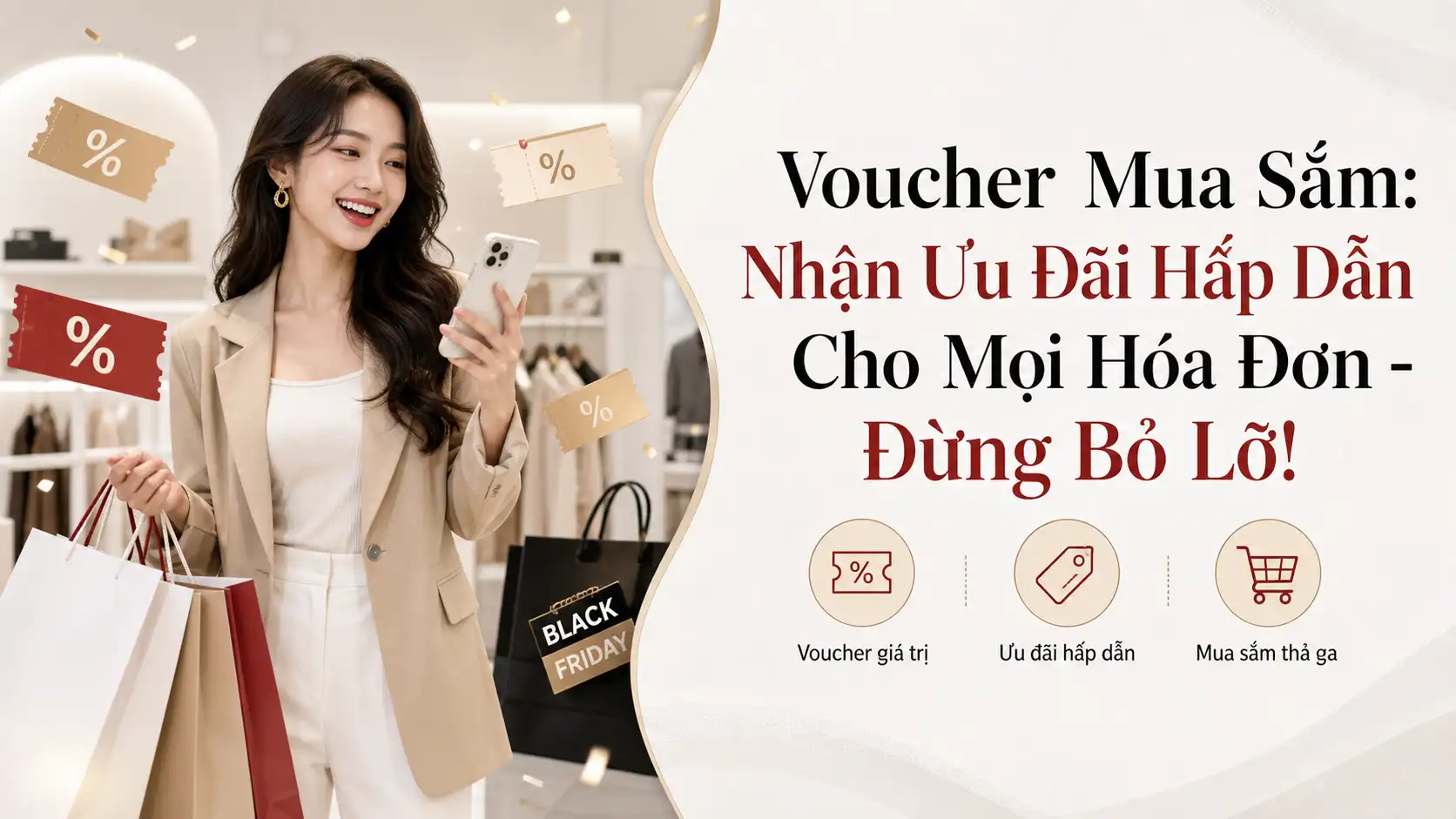 Voucher Mua Sắm Giảm Giá - Ưu Đãi Hấp Dẫn Mọi Hóa Đơn