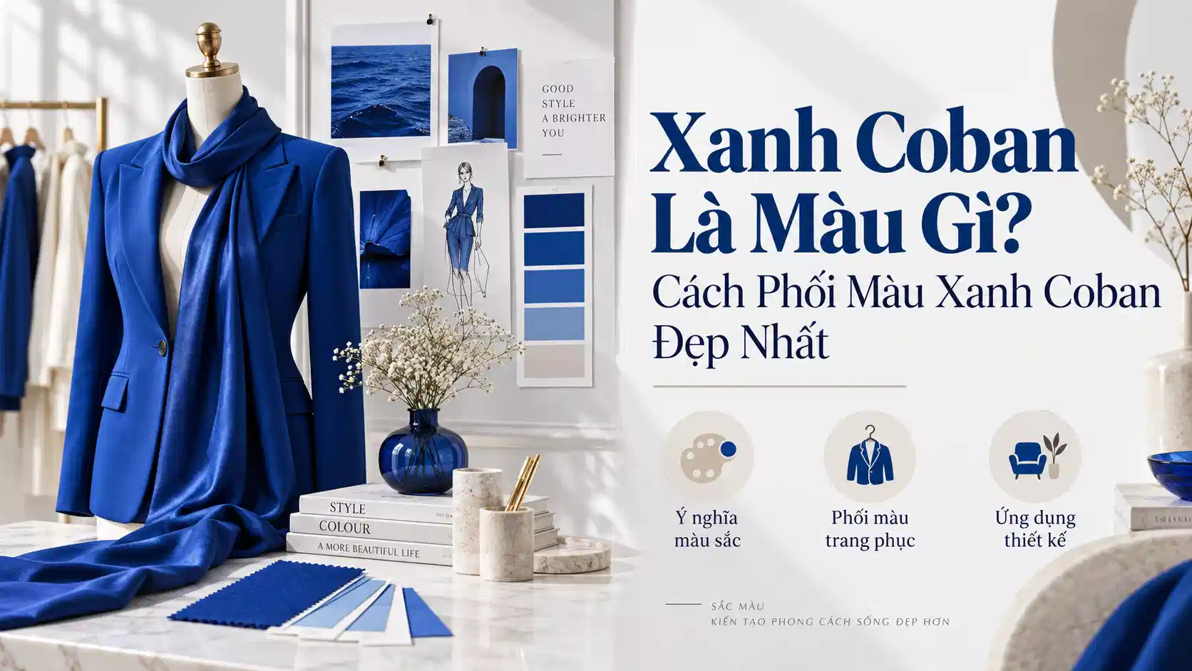 Xanh Coban Là Màu Gì? Cách Phối Màu Xanh Coban Đẹp Nhất