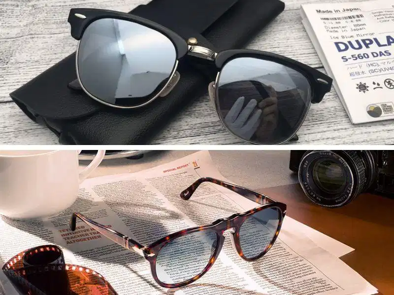 Chất liệu gọng kính nam cao cấp Chất liệu gọng kính nam cao cấp acetate và kim loại