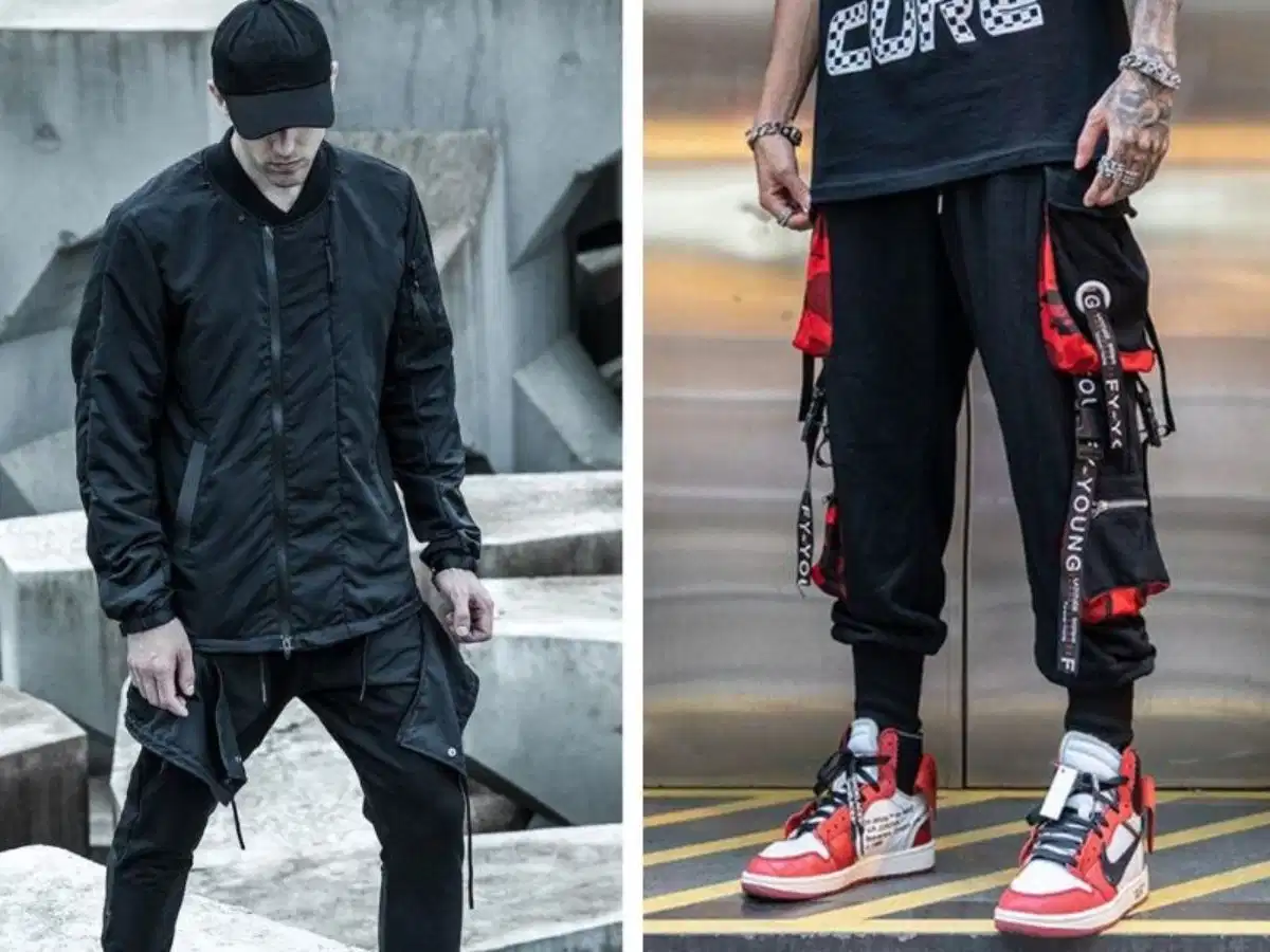 Giày sneaker cổ điển hoàn thiện tổng thể trang phục Hiphop
