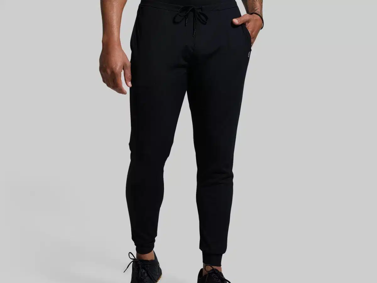Jogger nylon phối phong cách sportswear
