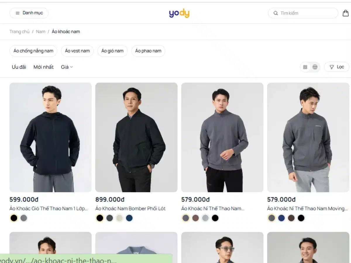YODY là thương hiệu quốc dân với các sản phẩm chú trọng vào sự bền bỉ YODY là thương hiệu quốc dân với các sản phẩm chú trọng vào sự bền bỉ